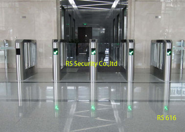 CE Approved Swing Barrier Gate Single Or Dual Entrance Identification Card