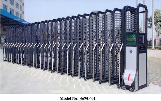 2.5m の高さまでの網が付いている自動電気引き込み式のゲート、防犯ゲート